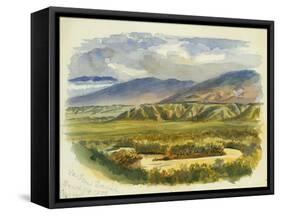 View Near Damieh, Jordan Valley, 1874-Claude Conder-Framed Stretched Canvas