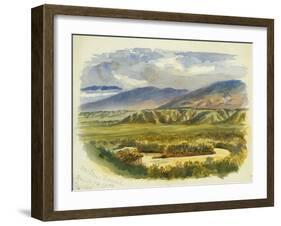 View Near Damieh, Jordan Valley, 1874-Claude Conder-Framed Giclee Print