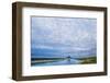 View near Fortified Town during Low Tide, Mont Saint Michel, Lower Normandy, France-Massimo Borchi-Framed Photographic Print