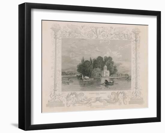 View Near Henley-William Tombleson-Framed Giclee Print