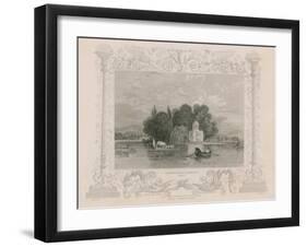 View Near Henley-William Tombleson-Framed Giclee Print