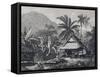 View Near Matavai Bay, Otaheite-John Webber-Framed Stretched Canvas