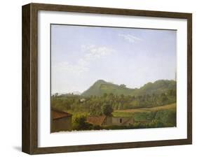 View near Naples, c.1806-Simon Alexandre Clement Denis-Framed Giclee Print