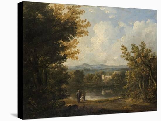 View Near Norwich-John Crome-Stretched Canvas