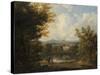 View Near Norwich-John Crome-Stretched Canvas