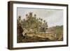 View Near Point du Galle, Ceylon, Engraved by Daniel Havell-Henry Salt-Framed Giclee Print