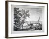View Near Putney, with the River Thames in the Background, Wandsworth, London, C1850-Robert Mackreth-Framed Giclee Print
