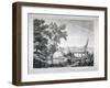 View Near Putney, with the River Thames in the Background, Wandsworth, London, C1850-Robert Mackreth-Framed Giclee Print