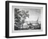 View Near Putney, with the River Thames in the Background, Wandsworth, London, C1850-Robert Mackreth-Framed Giclee Print