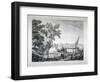 View Near Putney, with the River Thames in the Background, Wandsworth, London, C1850-Robert Mackreth-Framed Giclee Print