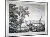 View Near Putney, with the River Thames in the Background, Wandsworth, London, C1850-Robert Mackreth-Mounted Giclee Print