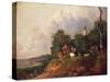 View Near the Coast, C.1750-55-Thomas Gainsborough-Stretched Canvas
