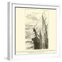 View Near the North End of the Gorge, Bella, after the Neapolitan Earthquake, 1857-null-Framed Giclee Print