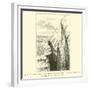 View Near the North End of the Gorge, Bella, after the Neapolitan Earthquake, 1857-null-Framed Giclee Print