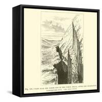 View Near the North End of the Gorge, Bella, after the Neapolitan Earthquake, 1857-null-Framed Stretched Canvas
