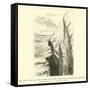 View Near the North End of the Gorge, Bella, after the Neapolitan Earthquake, 1857-null-Framed Stretched Canvas