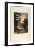 View Near the Schuylkill Falls, Pennsylvania, 1819-21-John Hill-Framed Giclee Print