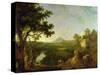 View Near Wynnstay, the Seat of Sir Watkin Williams-Wynn, 1770-71-Richard Wilson-Stretched Canvas