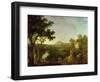 View Near Wynnstay, the Seat of Sir Watkin Williams-Wynn, 1770-71-Richard Wilson-Framed Giclee Print