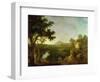 View Near Wynnstay, the Seat of Sir Watkin Williams-Wynn, 1770-71-Richard Wilson-Framed Giclee Print