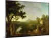 View Near Wynnstay, the Seat of Sir Watkin Williams-Wynn, 1770-71-Richard Wilson-Mounted Giclee Print