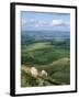 View North from Hay Bluff, with Distant Hay on Wye in Valley, Powys, Wales, United Kingdom-Richard Ashworth-Framed Photographic Print