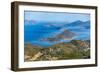 View north from Mountain Top on St. Thomas Island, U.S. Virgin Islands, Leeward Islands-Tony Waltham-Framed Photographic Print