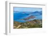 View north from Mountain Top on St. Thomas Island, U.S. Virgin Islands, Leeward Islands-Tony Waltham-Framed Photographic Print