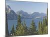 View North over Lake Garda to the Dolomites Beyond, Italy, Europe-James Emmerson-Mounted Photographic Print