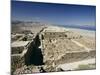 View North to Ruins of Northern Palace from Store Rooms Lookout, Masada National Park, Dead Sea-Julian Pottage-Mounted Photographic Print