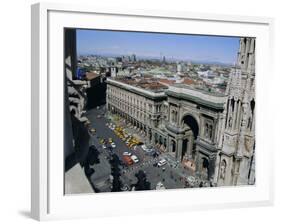 View North West from the Roof of the Duomo (Cathedral), Milan, Lombardia (Lombardy), Italy, Europe-Sheila Terry-Framed Photographic Print