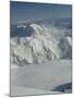 View of 14000 Ft Camp with Mount Hunter in Distance, Denali National Park, Alaska-Aaron McCoy-Mounted Photographic Print