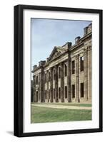 View of 18th Century House, Sutton Scarsdale Hall, Derbyshire, UK-Andrew Tryner-Framed Photo