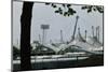 View of 1972 Olympic Stadia with Plastic Roof-null-Mounted Photographic Print