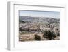 View of a Arab-Israeli neighbourhood, including shops and a mosque, on the outskirts of Jerusalem,-Alexandre Rotenberg-Framed Photographic Print