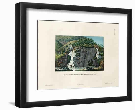 View of a Basalt Rock-Ambroise Tardieu-Framed Giclee Print