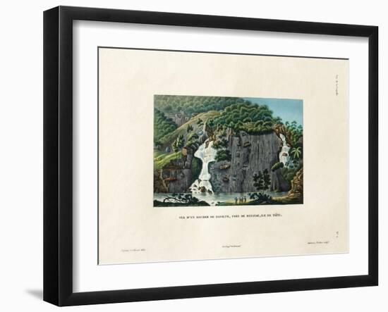 View of a Basalt Rock-Ambroise Tardieu-Framed Giclee Print