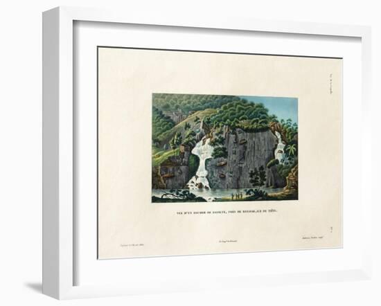 View of a Basalt Rock-Ambroise Tardieu-Framed Giclee Print