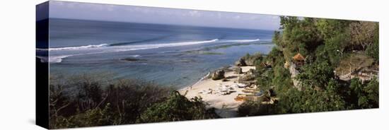 View of a Beach, Padang Padang Beach, Padang Padang, Bali, Indonesia-null-Stretched Canvas