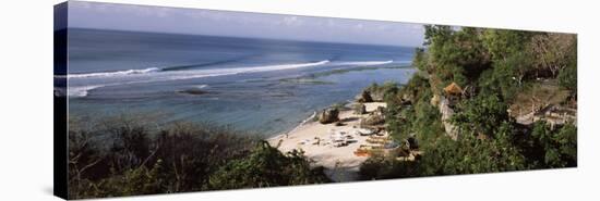 View of a Beach, Padang Padang Beach, Padang Padang, Bali, Indonesia-null-Stretched Canvas