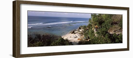 View of a Beach, Padang Padang Beach, Padang Padang, Bali, Indonesia-null-Framed Photographic Print