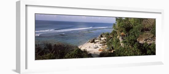 View of a Beach, Padang Padang Beach, Padang Padang, Bali, Indonesia-null-Framed Photographic Print
