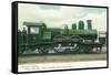 View of a Belgian Express Engine-Lantern Press-Framed Stretched Canvas