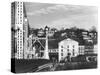 View of a bridge and houses in Phillipsburg, New Jersey, seen from Easton, Pennsylvania-Walker Evans-Stretched Canvas