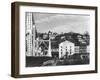 View of a bridge and houses in Phillipsburg, New Jersey, seen from Easton, Pennsylvania-Walker Evans-Framed Photographic Print