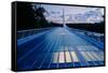 View of a bridge, Sundial Bridge at Turtle Bay, Redding, California, USA-Panoramic Images-Framed Stretched Canvas