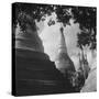 View of a Buddhist Pagoda-Jack Wilkes-Stretched Canvas