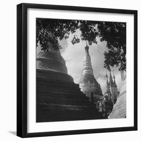 View of a Buddhist Pagoda-Jack Wilkes-Framed Photographic Print