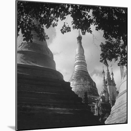 View of a Buddhist Pagoda-Jack Wilkes-Mounted Photographic Print