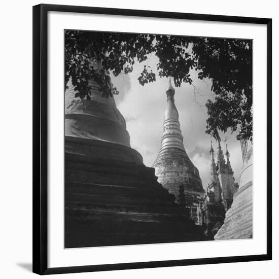 View of a Buddhist Pagoda-Jack Wilkes-Framed Photographic Print